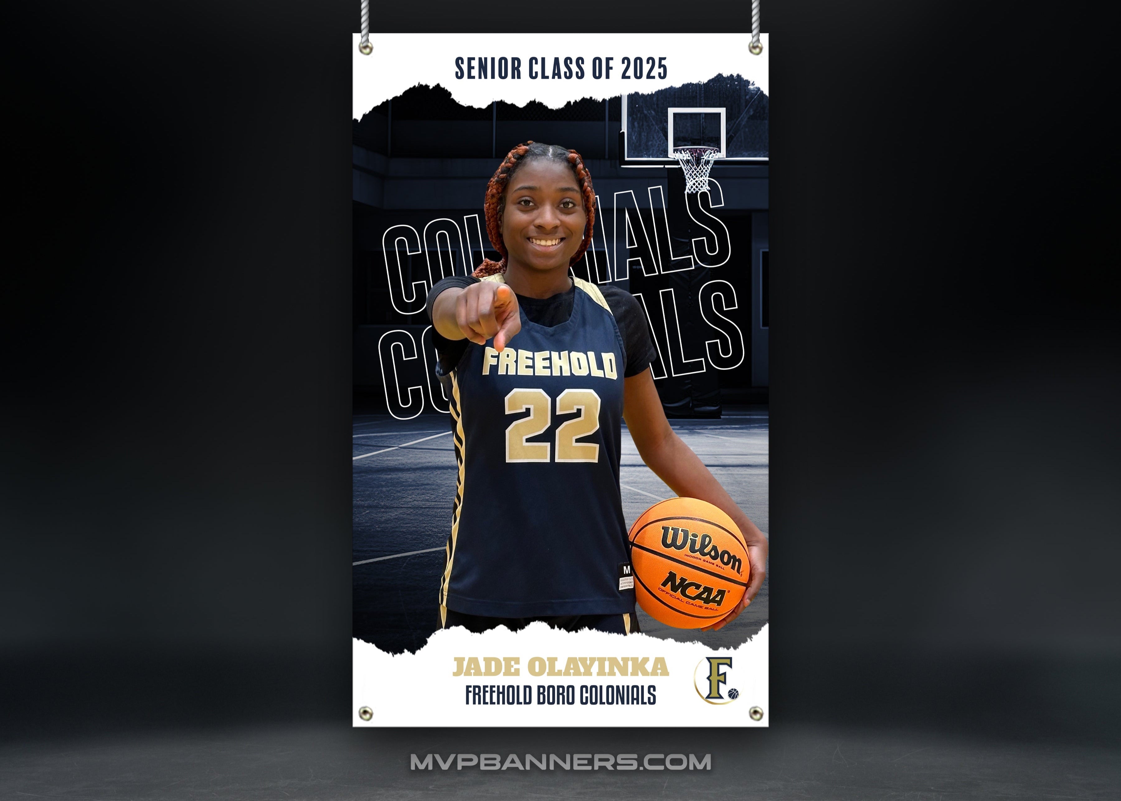 Custom Sports Banner | Senior Night | Basketball | No Limits