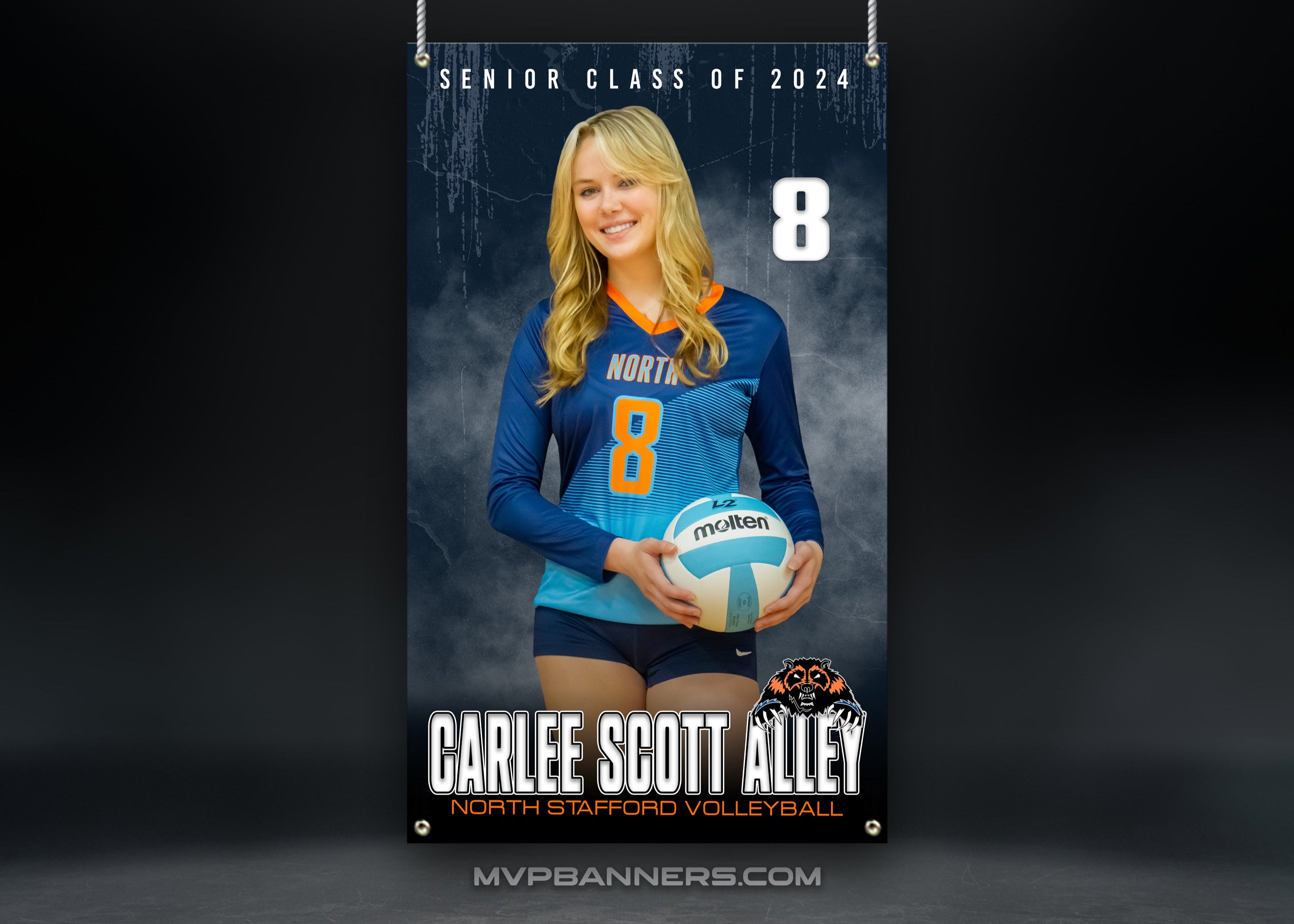 Custom Sports Banner | Senior Night | Volleyball - Odyssey