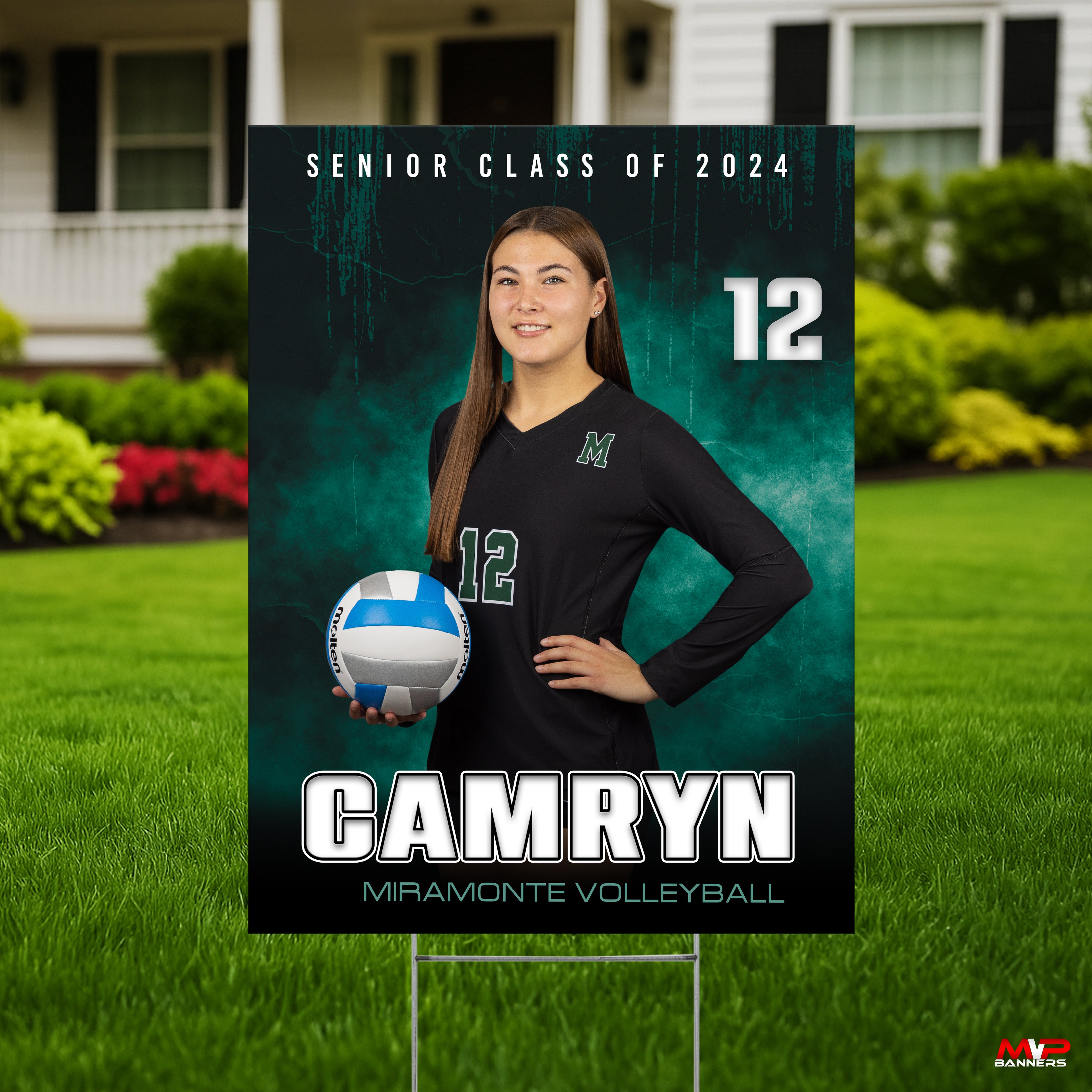 Custom Sports Banner | Senior Night | Volleyball - Odyssey