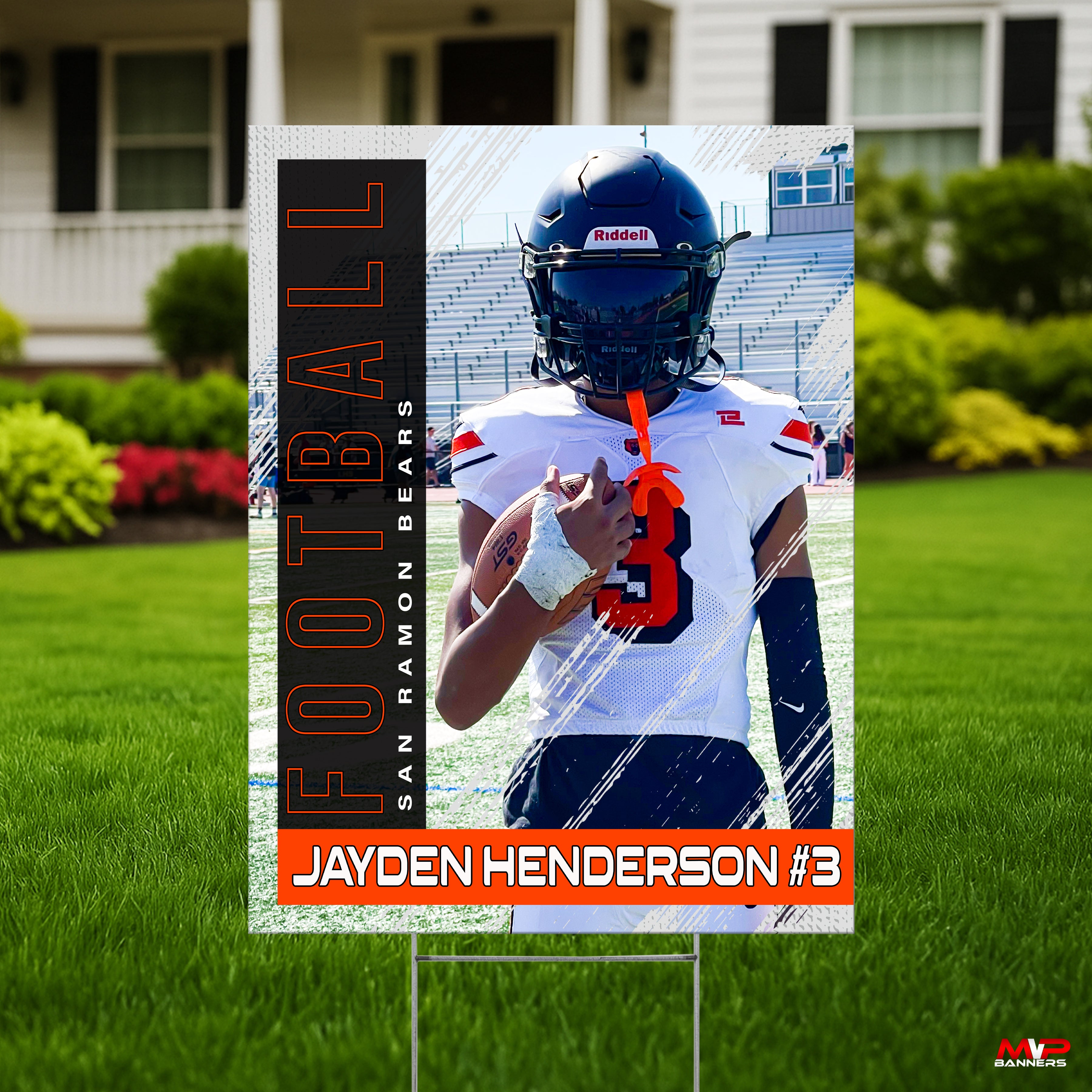 Printed Sports Yard Sign | Senior Night Poster | Football  | Event Ticket
