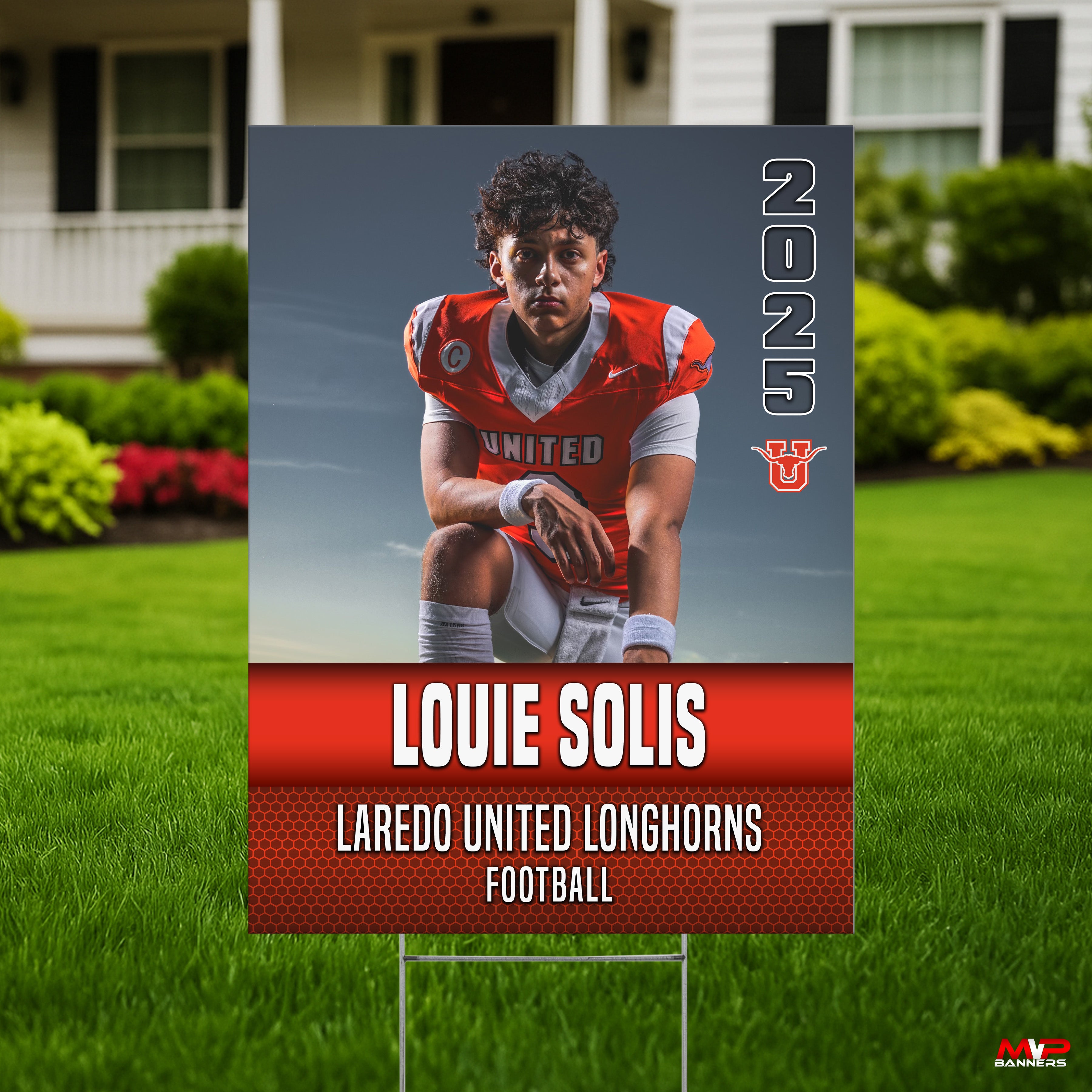 Printed Sports Yard Sign | Senior Night Poster | Football  | Premier Pro
