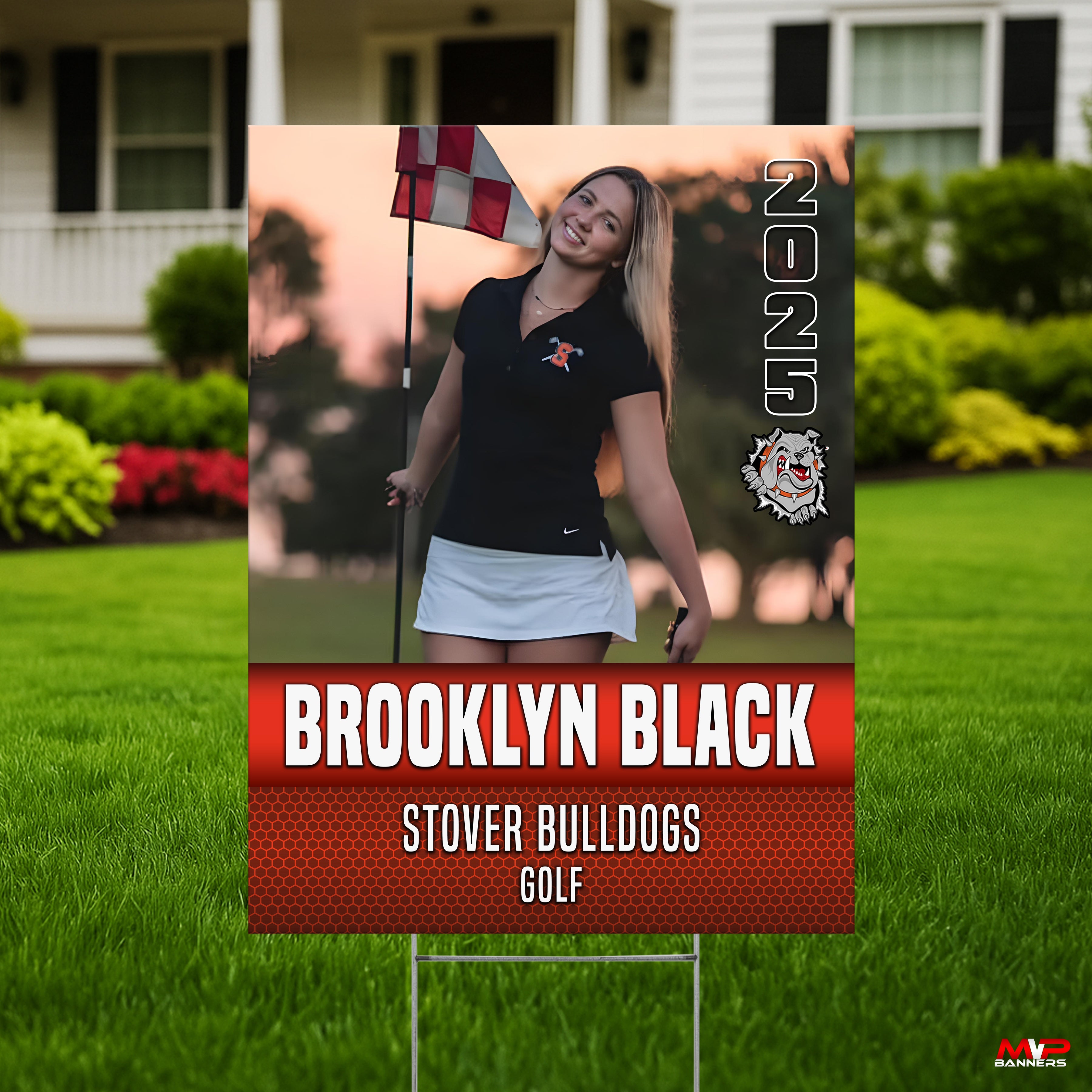 Printed Sports Yard Sign | Senior Night Poster | Golf | Premier Pro