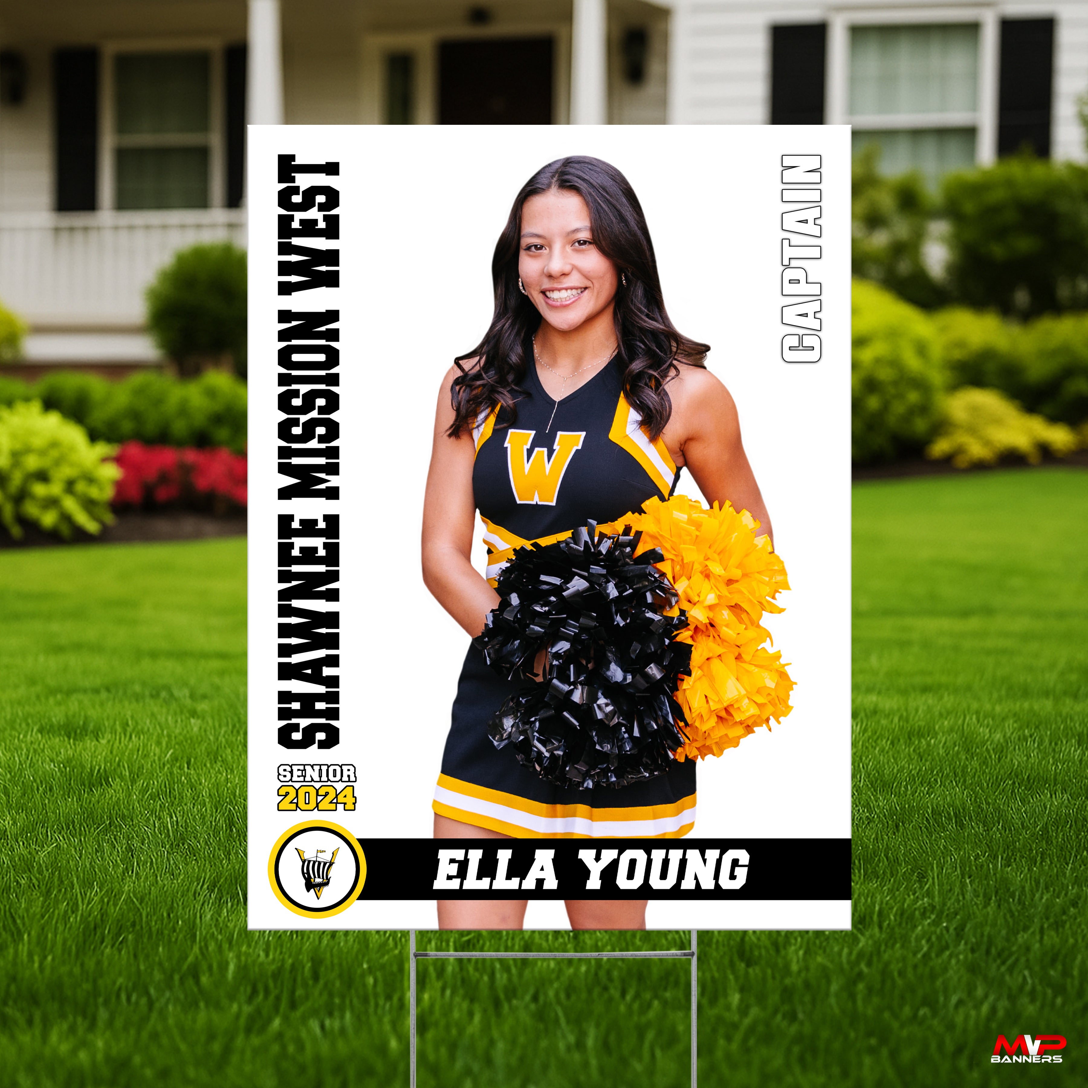 Printed Sports Yard Sign | Senior Night Poster | Cheer  | Dance | Road to Victory