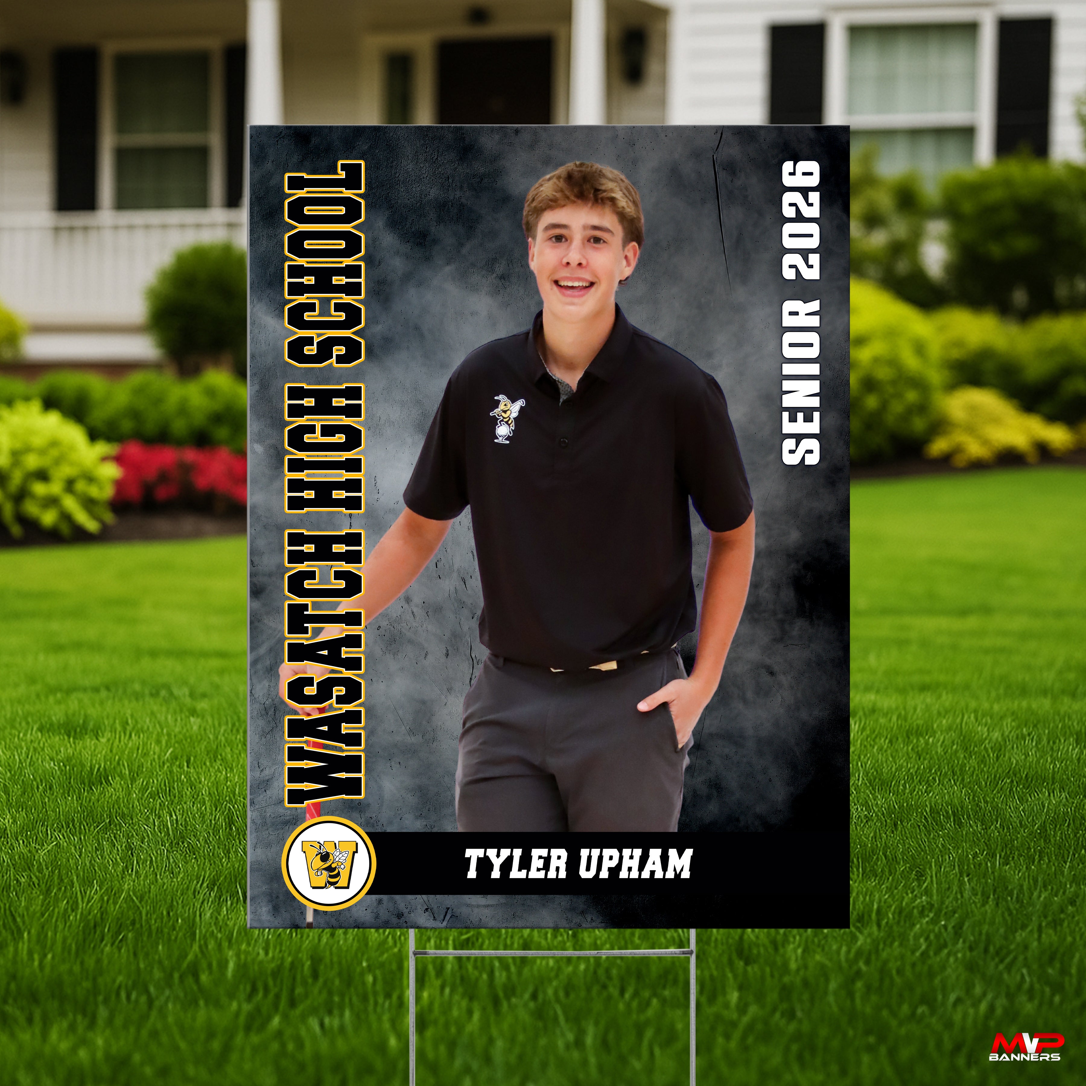 Custom Sports Banner | Senior Night | Golf | Road to Victory Twist