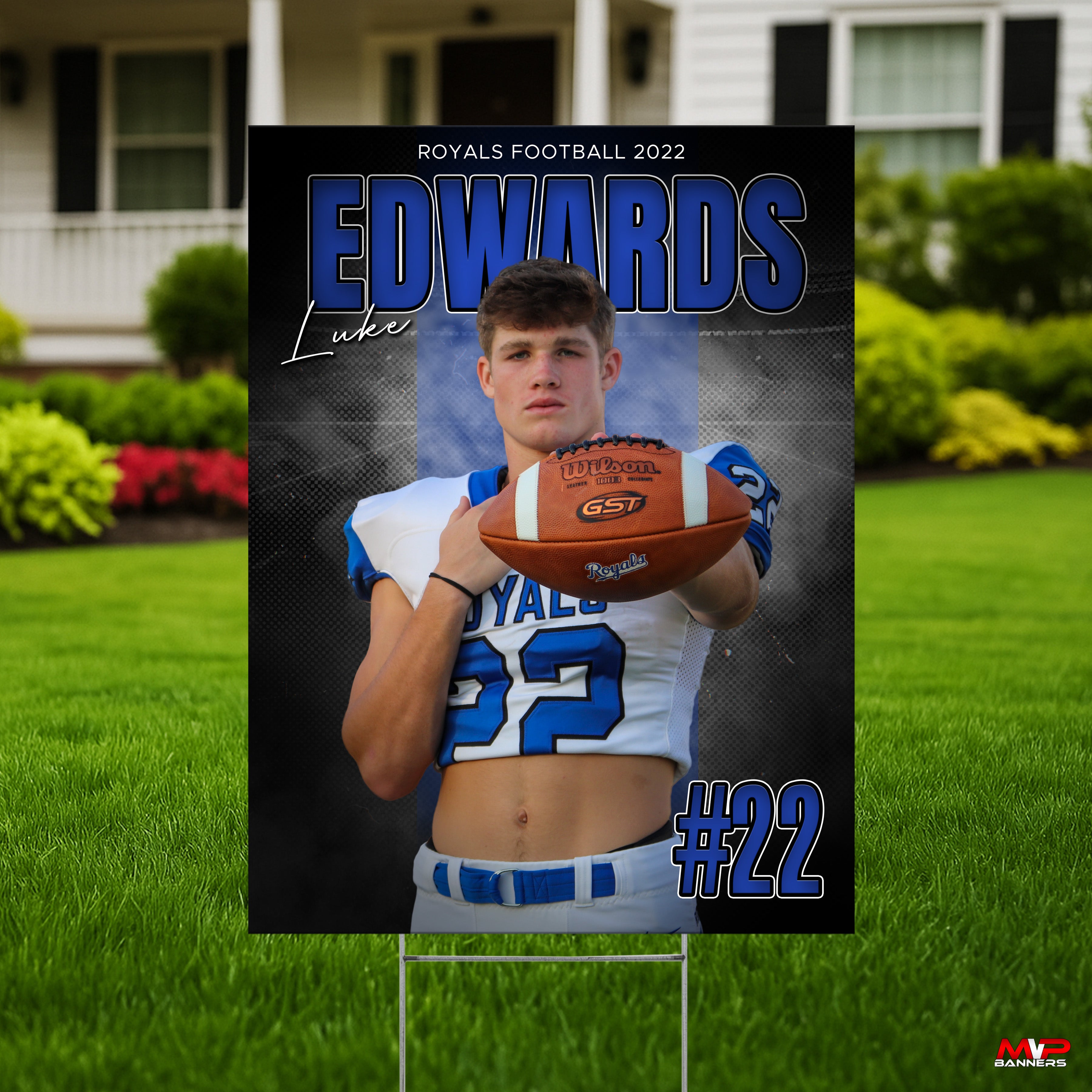 Custom Sports Banner | Senior Night | Stadium Shadows Football