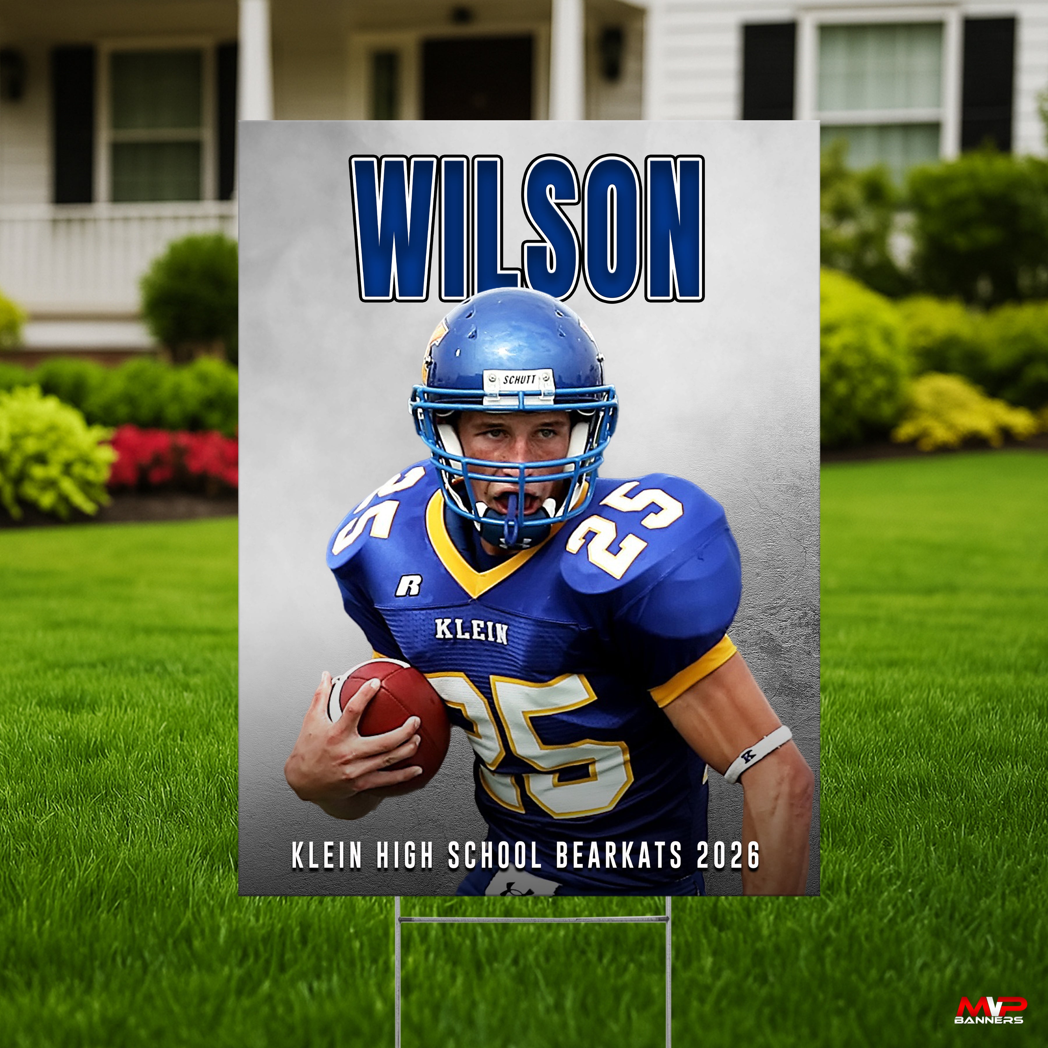 Printed Sports Yard Sign | Senior Night Poster | Football  | Stoney Mist