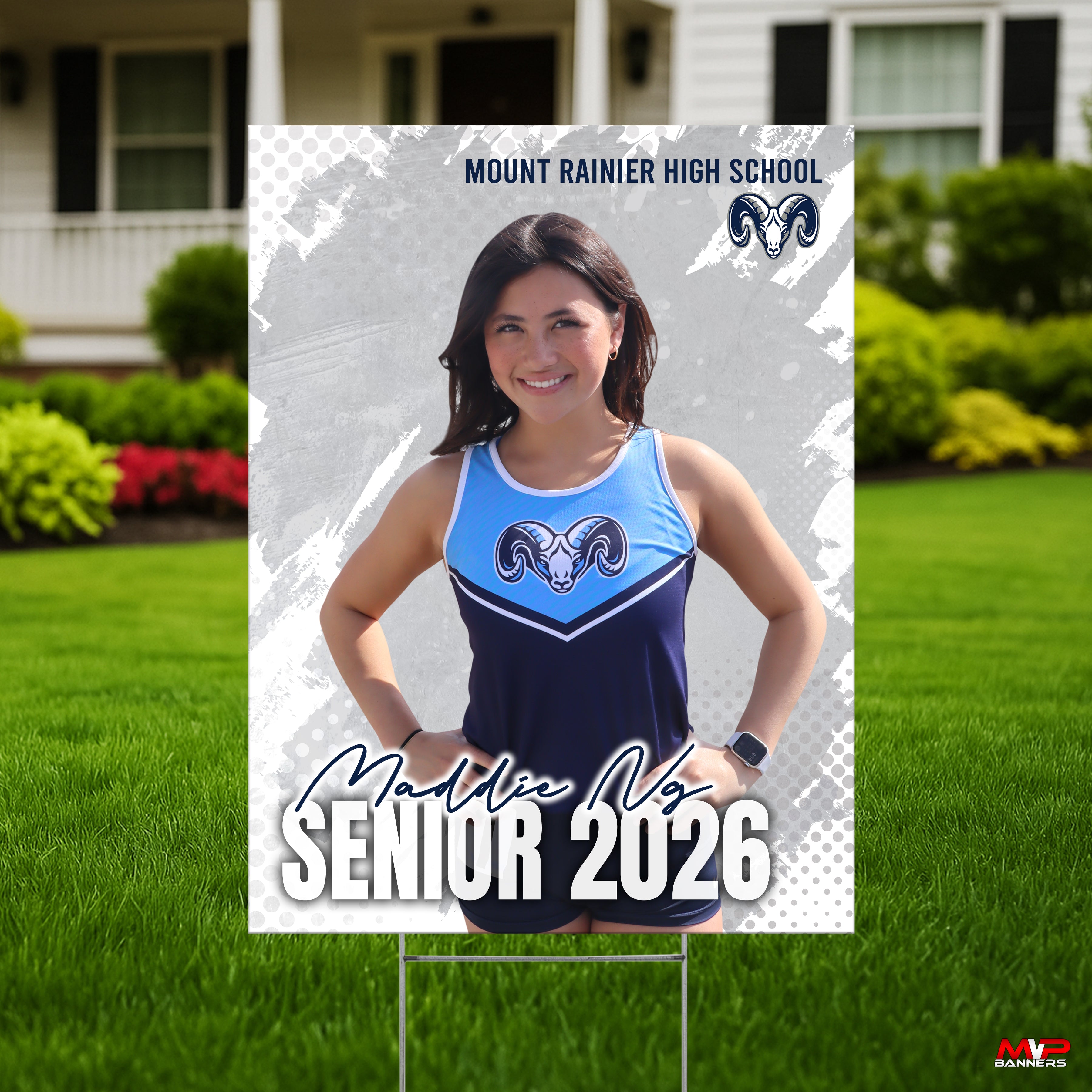 Custom Sports Banner | Senior Night | Cross Country | Track & Field - Switch
