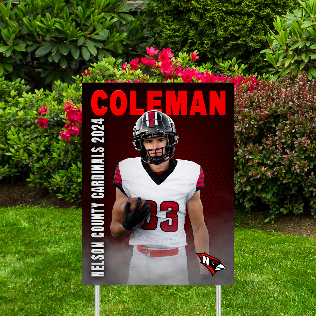 Pub Football Sign Football Yard Signs