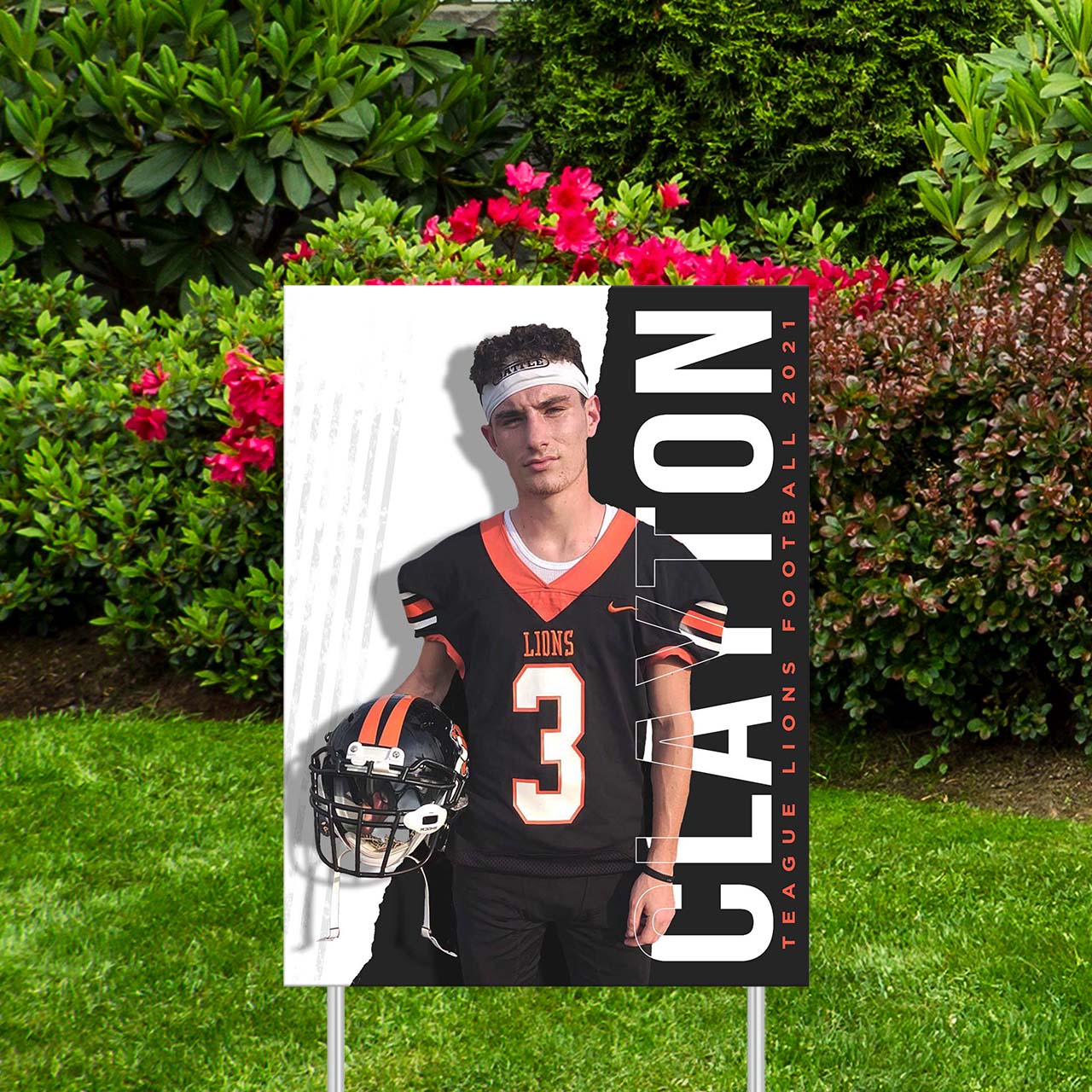 Custom Sports Banner | Senior Night | Mighty Tear Football