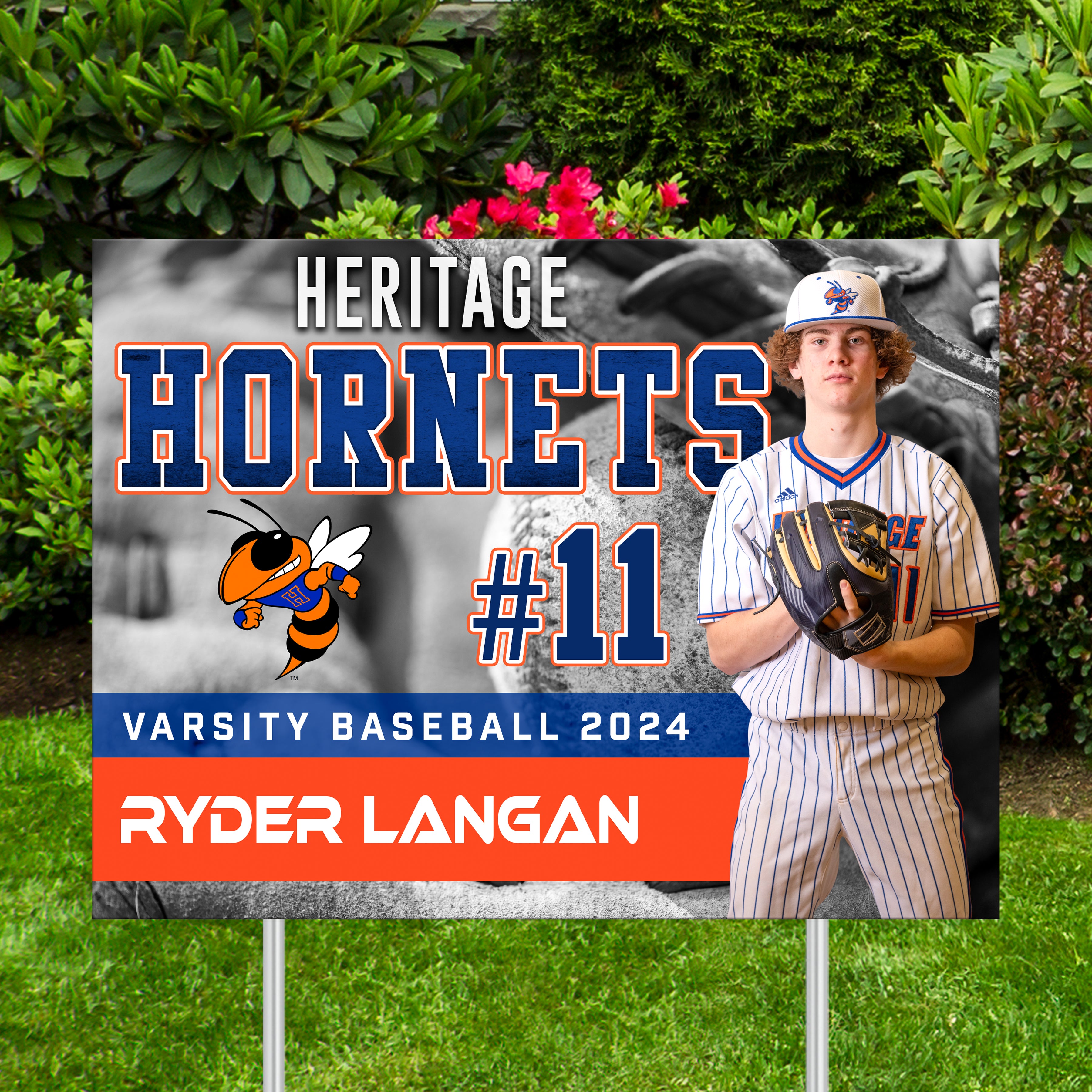 Custom Sports Banner | Senior Night | Baseball | Breaking Boundaries