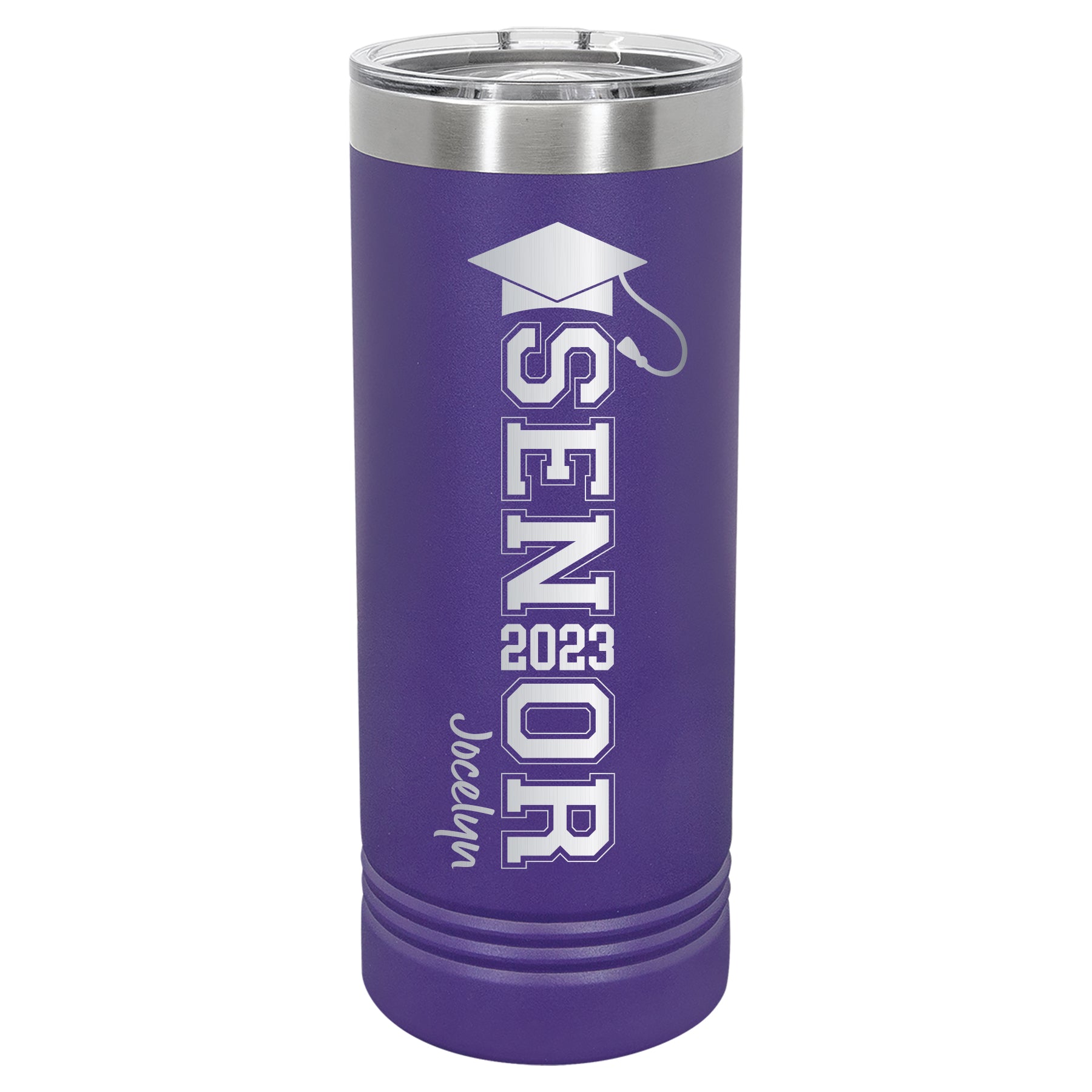 Custom Engraved 22oz Tumbler - Collegiate Senior Grad