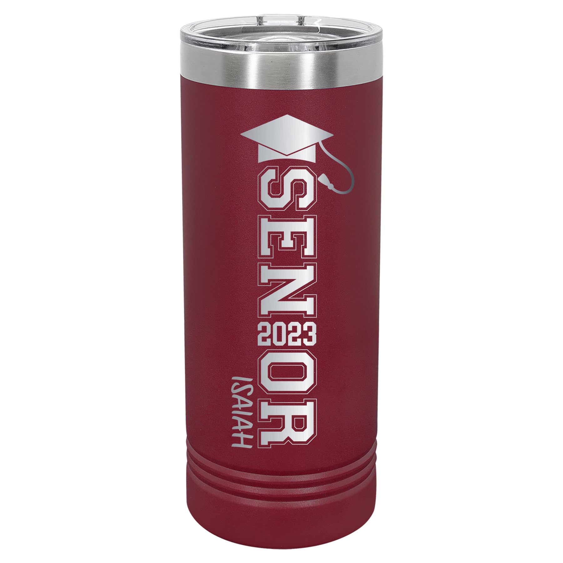 Custom Engraved 22oz Tumbler - Collegiate Senior Grad