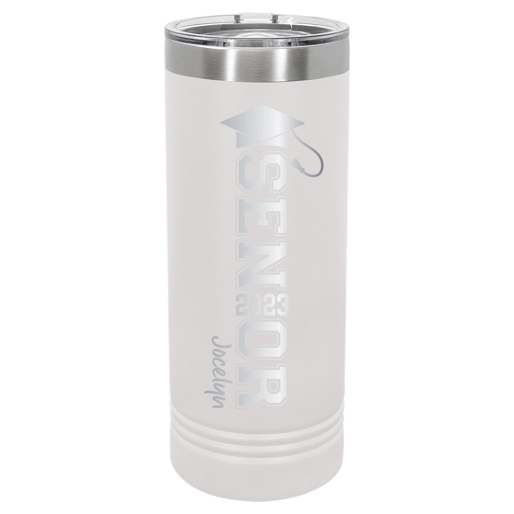 Custom Engraved 22oz Tumbler - Collegiate Senior Grad