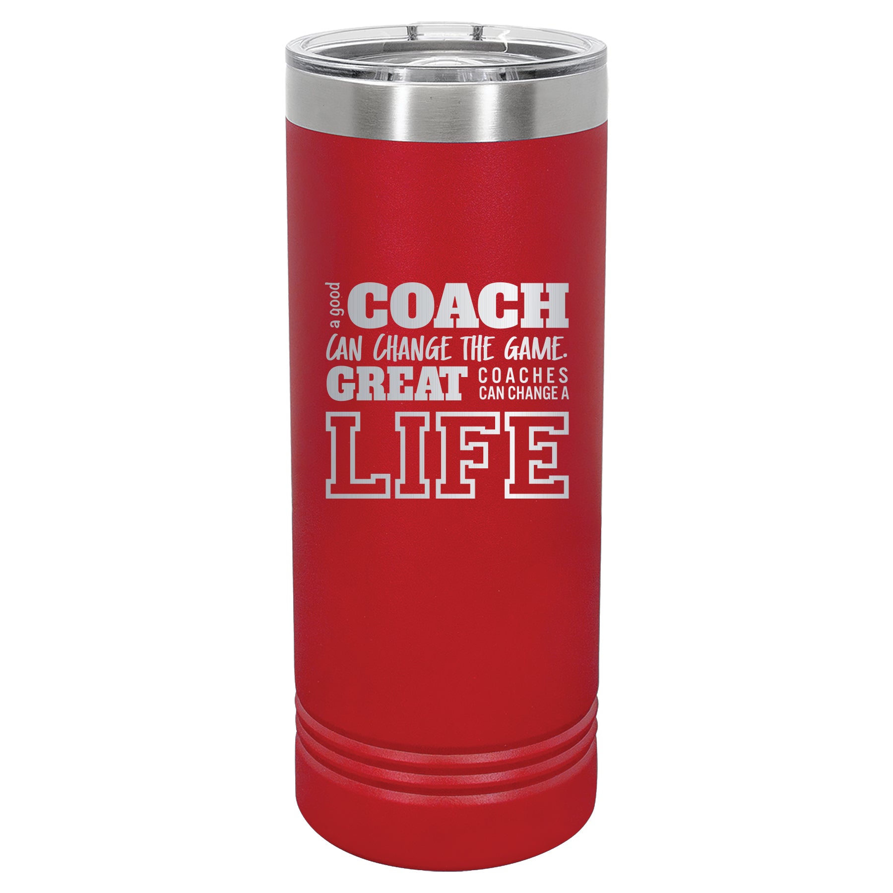 Custom Engraved 22oz Tumbler - A Good Coach