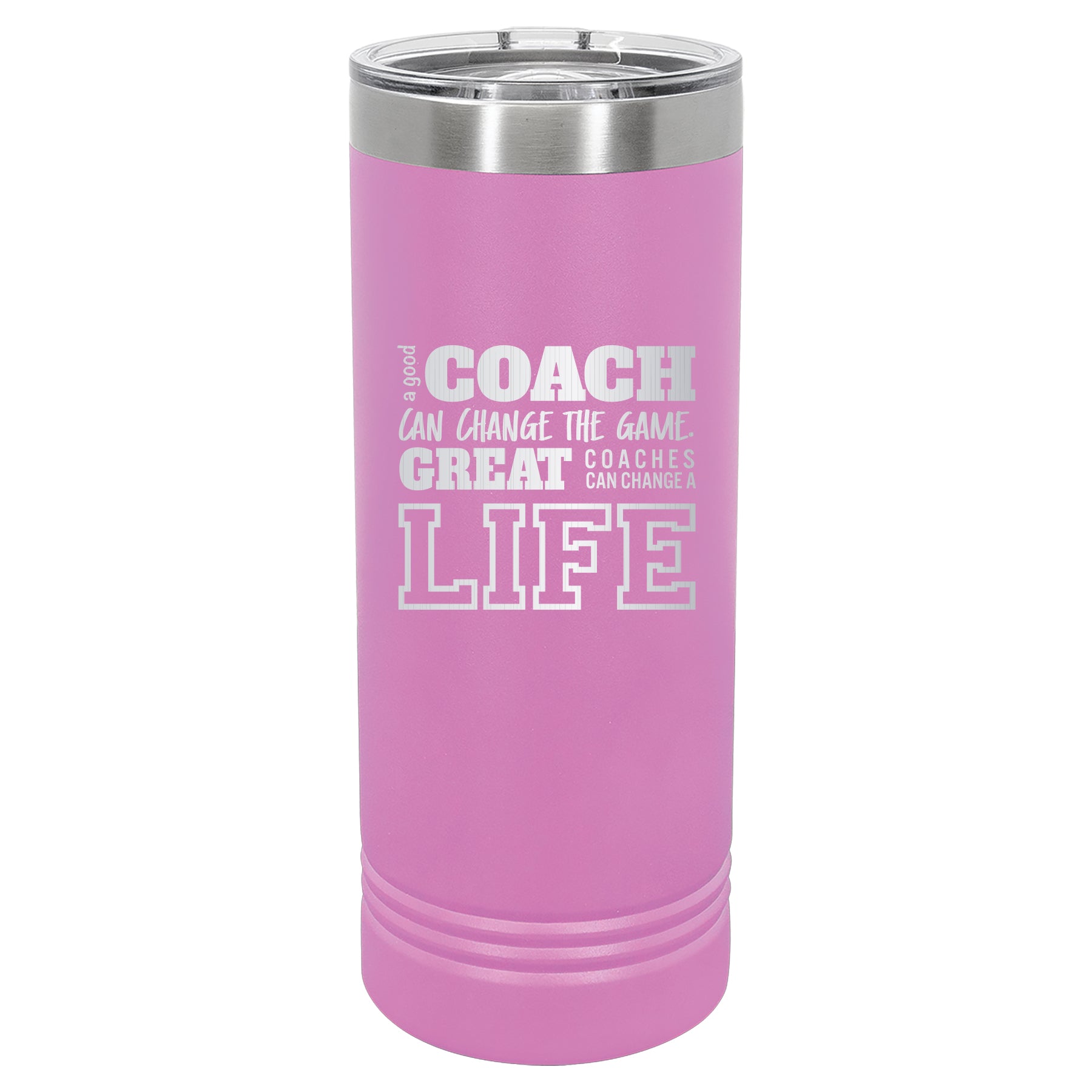 Custom Engraved 22oz Tumbler - A Good Coach