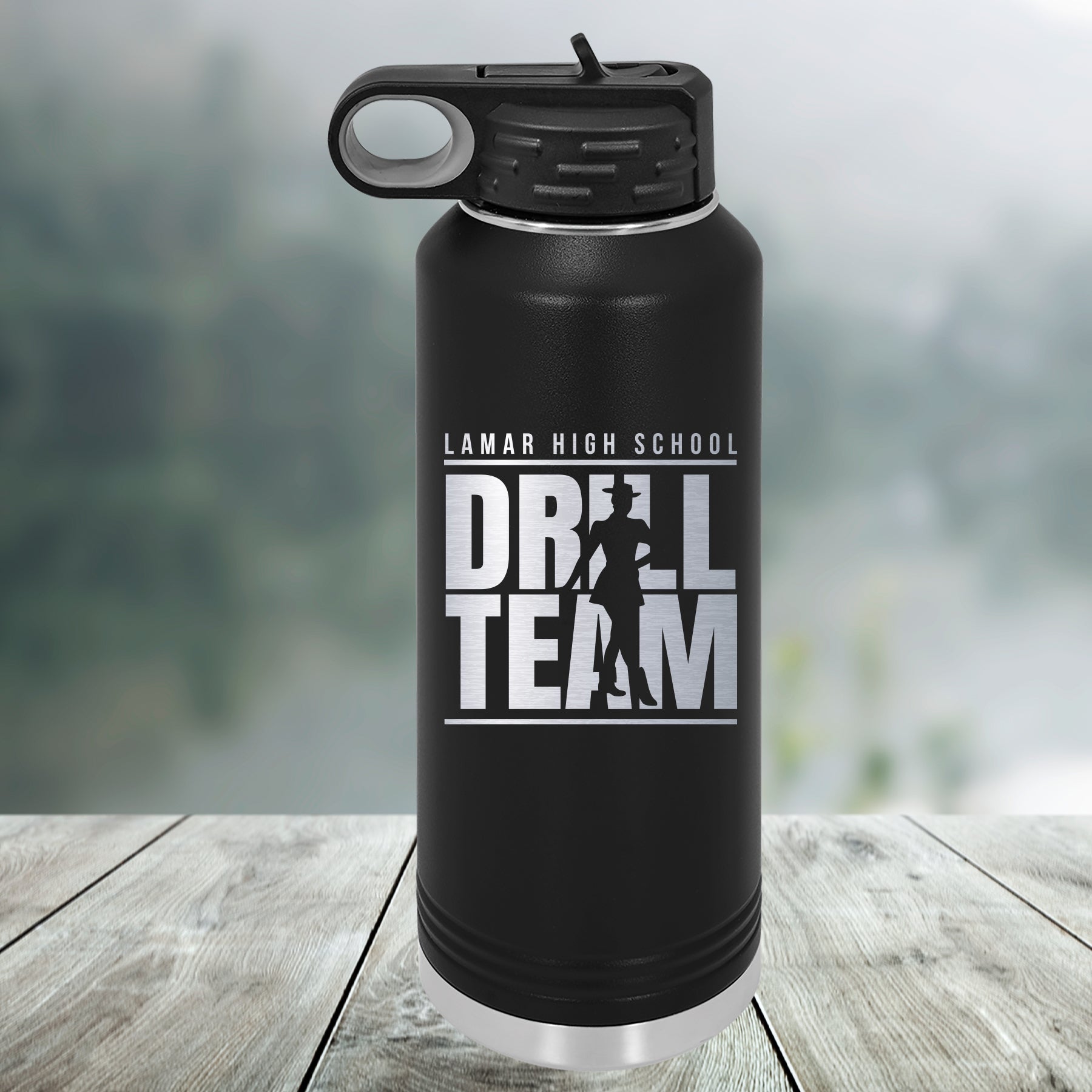 Drill Team Customized Water Bottle