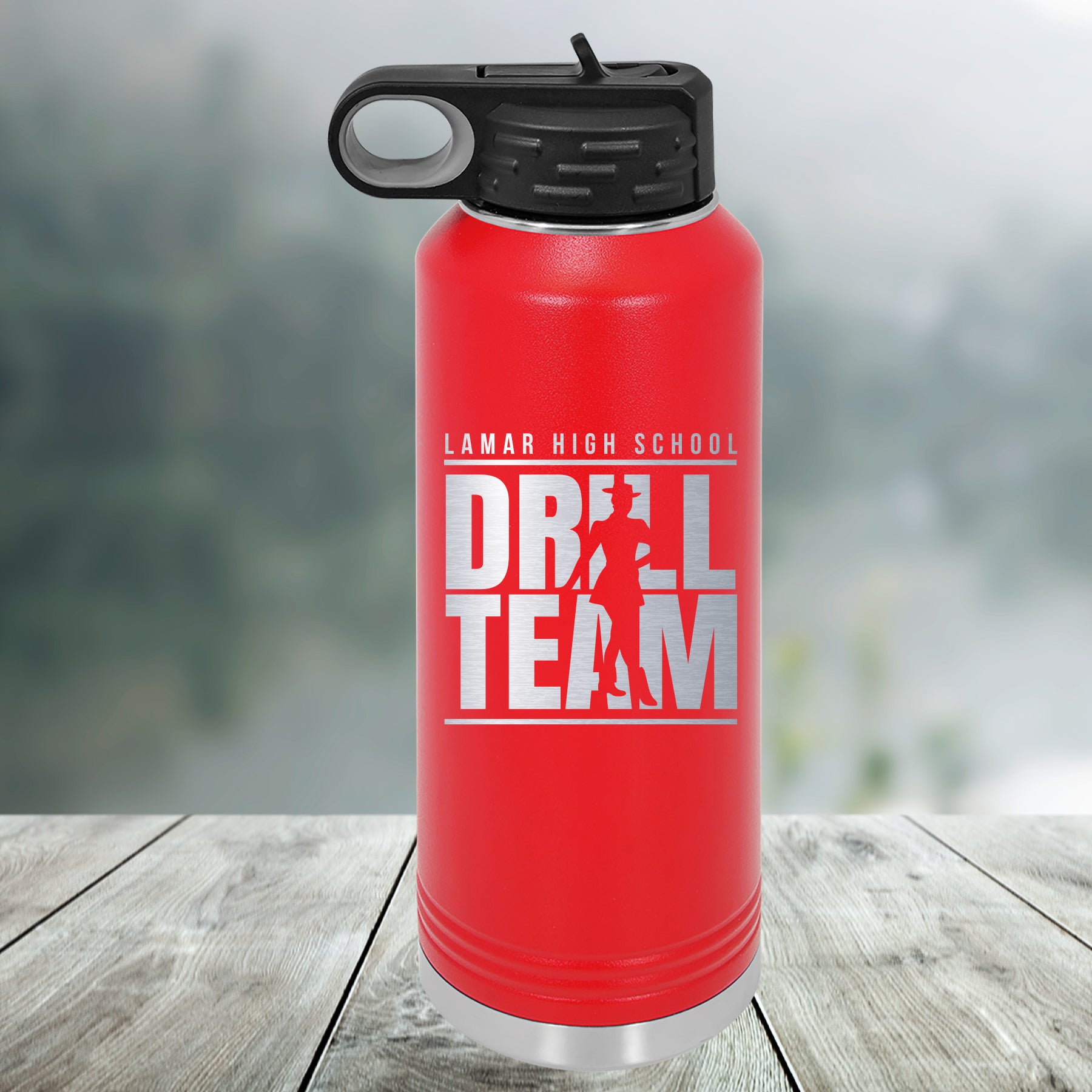 Drill Team Customized Water Bottle