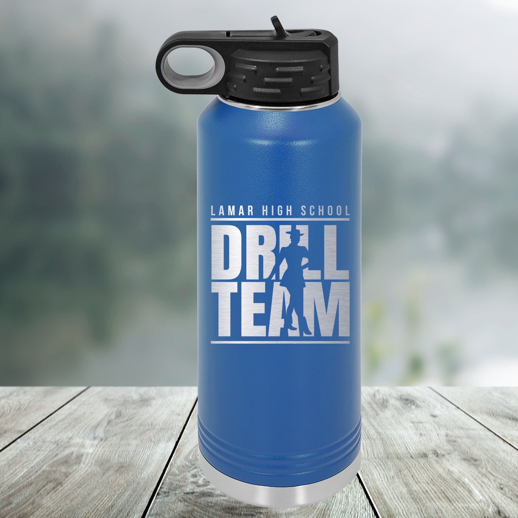 Drill Team Customized Water Bottle