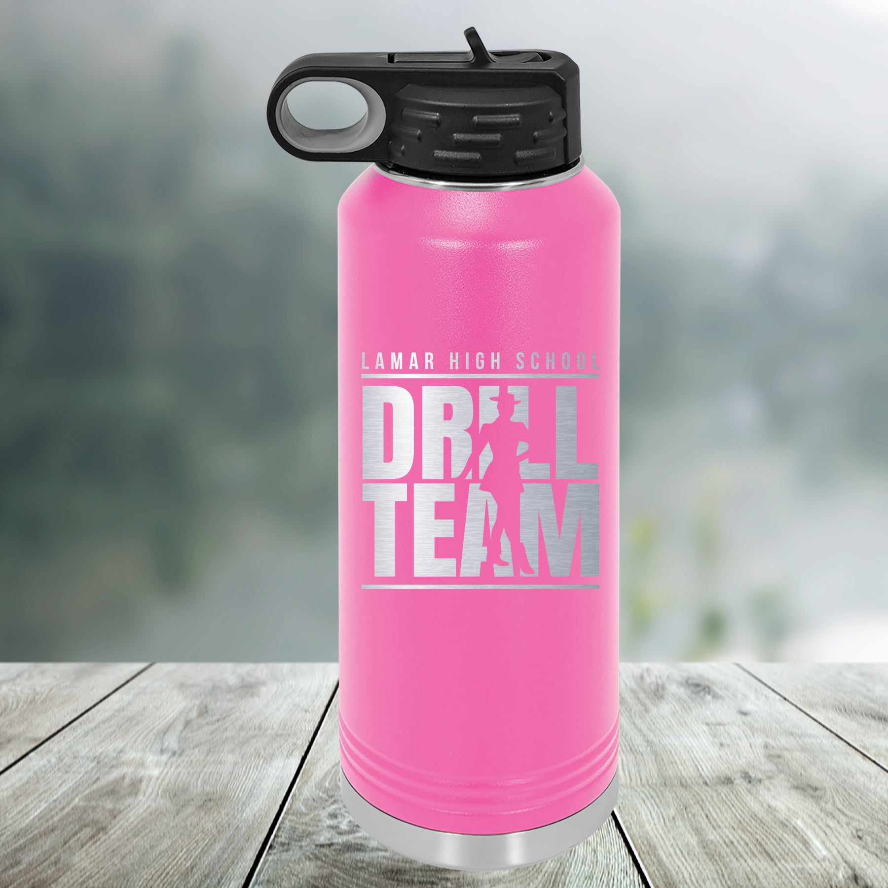 Drill Team Customized Water Bottle