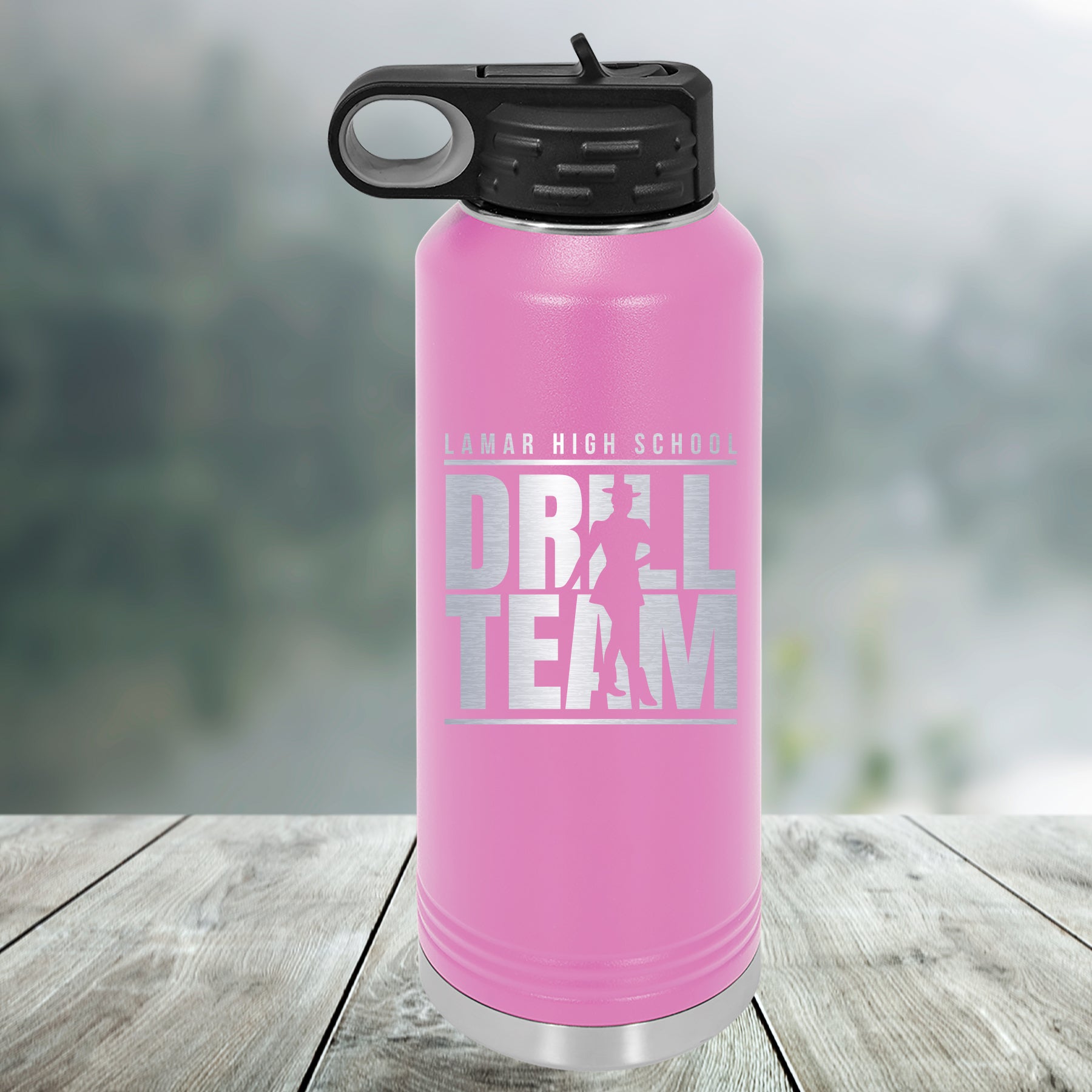 Drill Team Customized Water Bottle