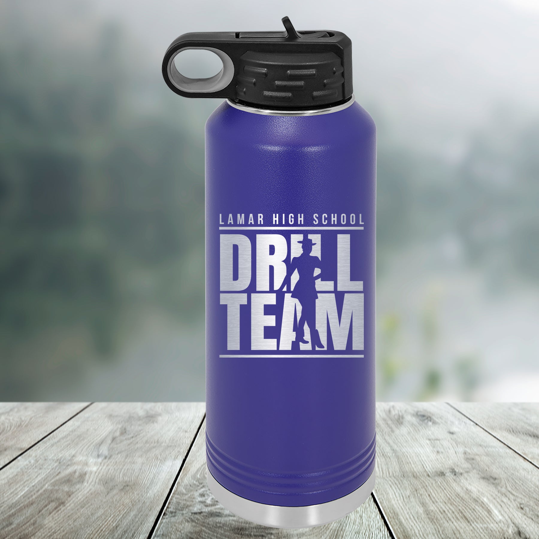 Drill Team Customized Water Bottle