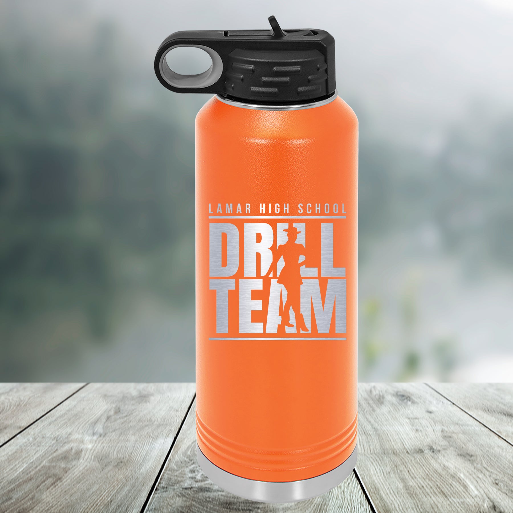 Drill Team Customized Water Bottle