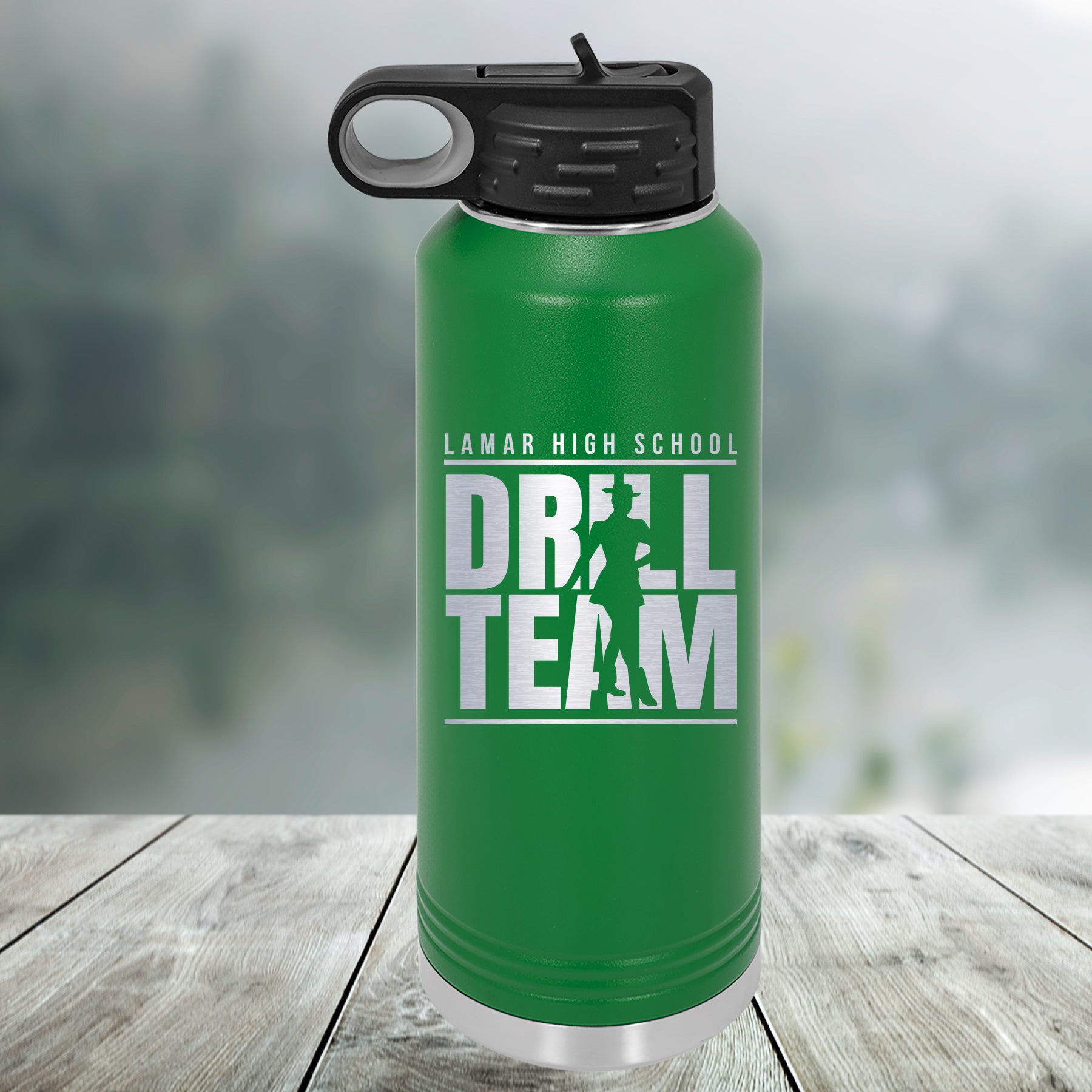 Drill Team Customized Water Bottle